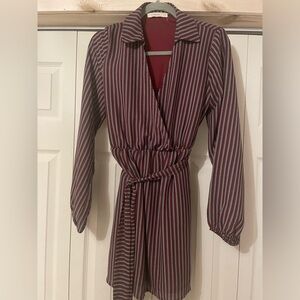 Rokoko Business Tailor stripe dress